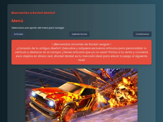 App Web screenshot