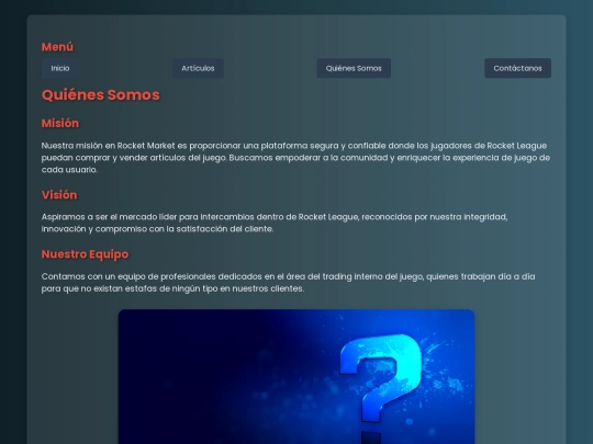 App Web/quienes-somos screenshot