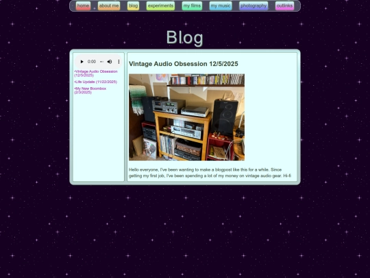 blog screenshot