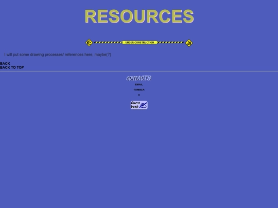 RESOURCES screenshot