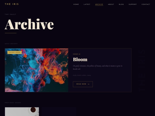 archive screenshot