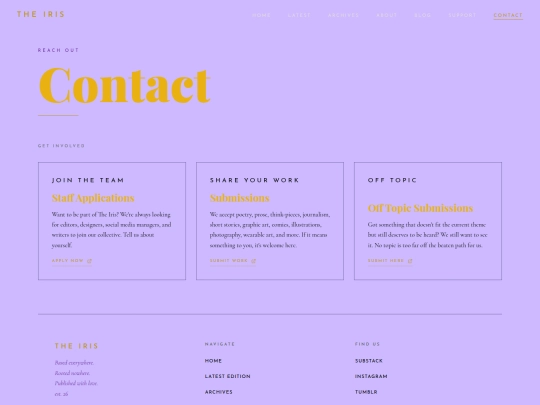 contact screenshot