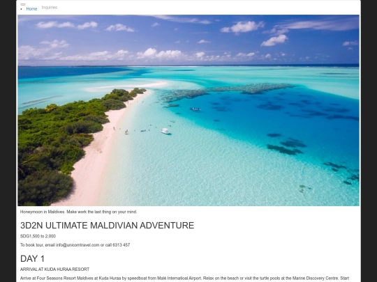 maldives screenshot