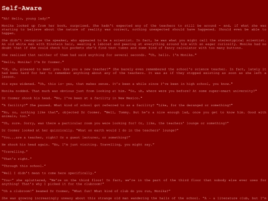 selfaware screenshot