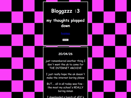 bloggsie screenshot