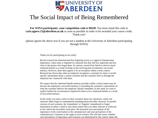 benefitsofrem_debrief screenshot