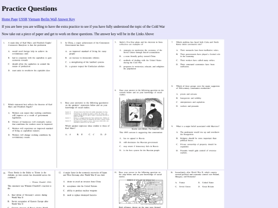 questions screenshot