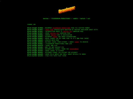 changelog screenshot