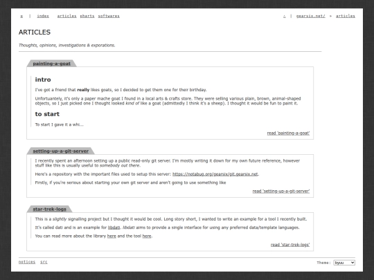 articles screenshot