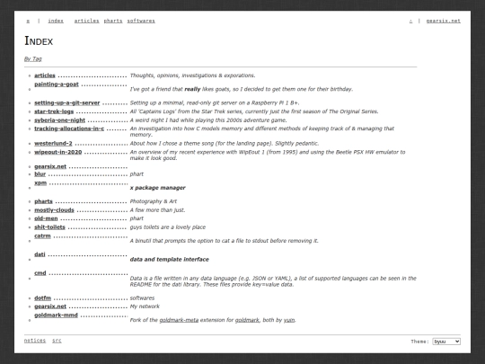 index screenshot