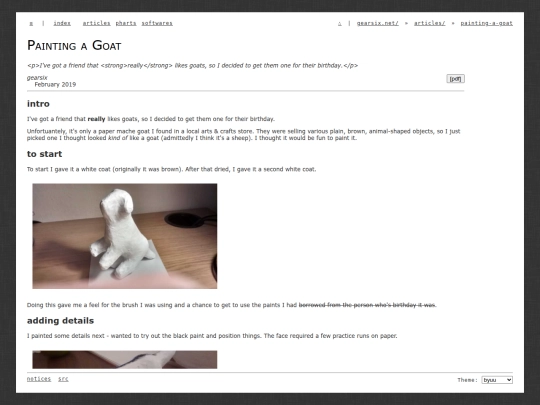 out/articles/painting-a-goat screenshot