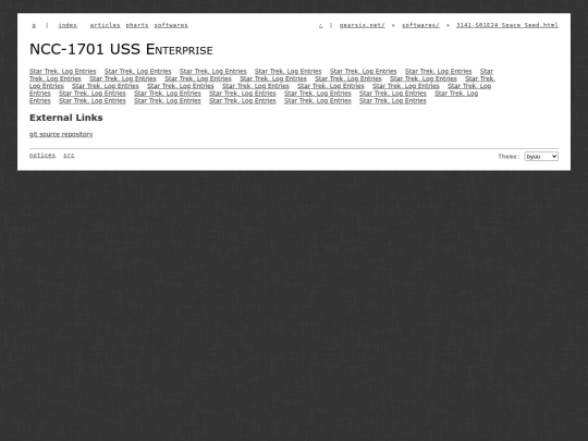 softwares/libdati/star-trek-logs/logs/NCC-1701 USS Enterprise/3141-S01E24 Space Seed screenshot