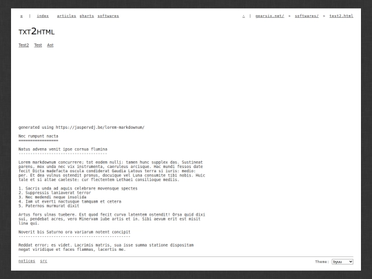 softwares/txt2html/test2 screenshot