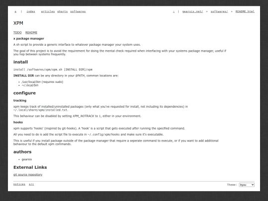 softwares/xpm/README screenshot