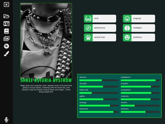 chars/bios/shreebio screenshot