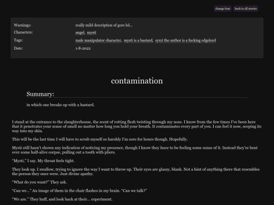 writing/stories/contamination screenshot