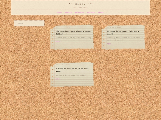 diary screenshot