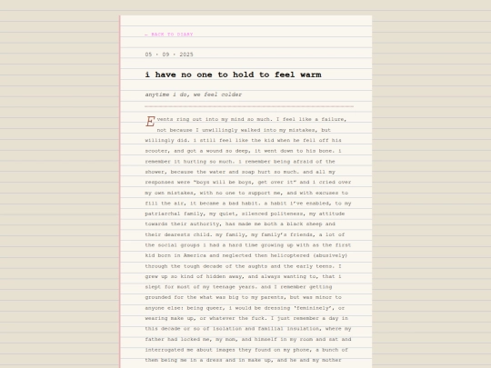 diary/entry-001 screenshot