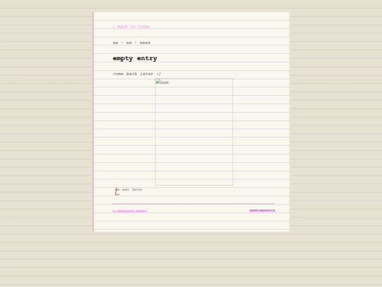diary/entry-template screenshot