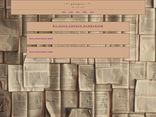 polemics screenshot