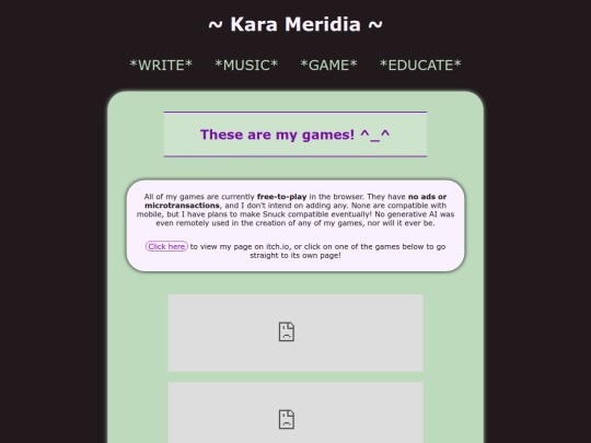 games screenshot