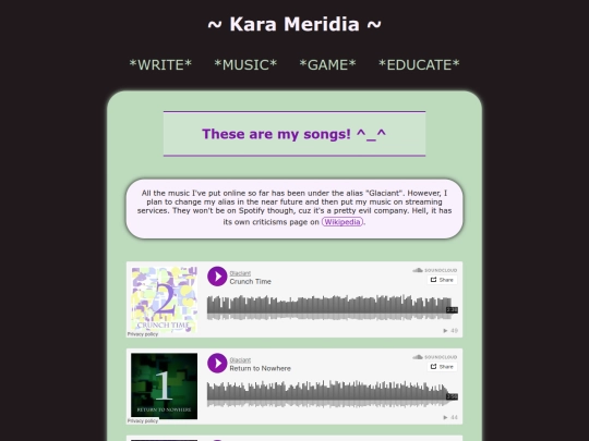 music screenshot