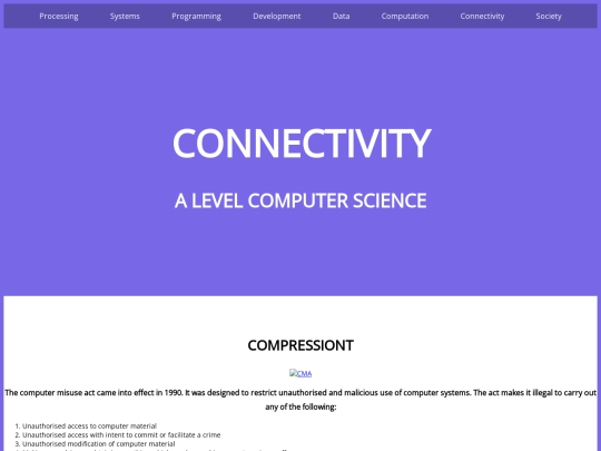 Connectivity screenshot