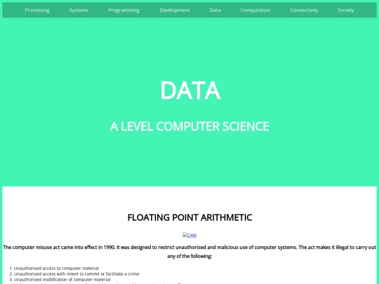 Data screenshot