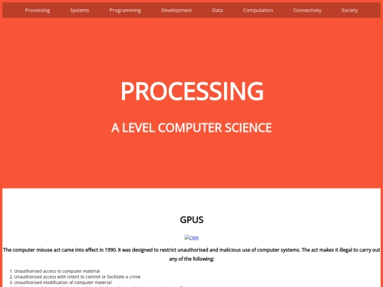 Processing screenshot
