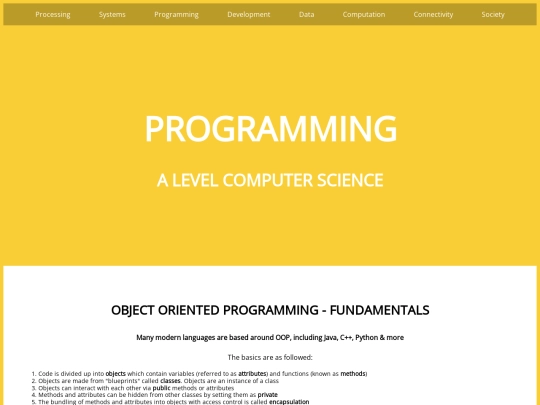 Programming screenshot