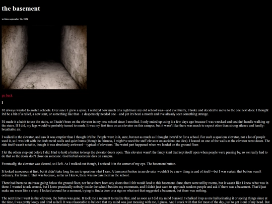 thebasement screenshot