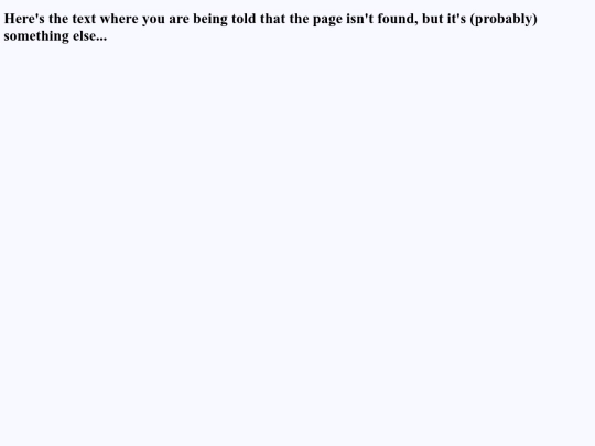 not_found screenshot