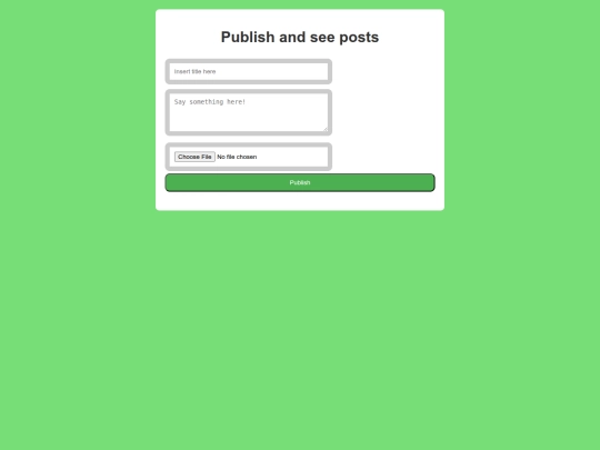 posts screenshot