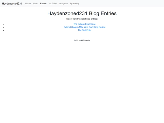 entries screenshot