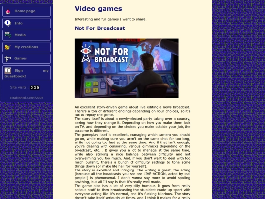 games screenshot
