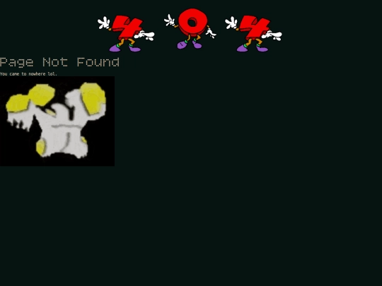not_found screenshot