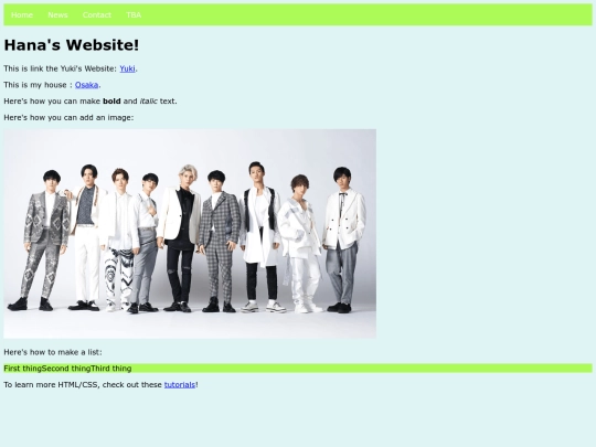 index screenshot