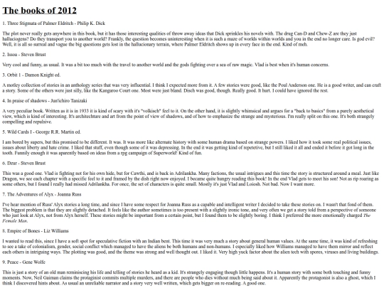 books2012-notes screenshot