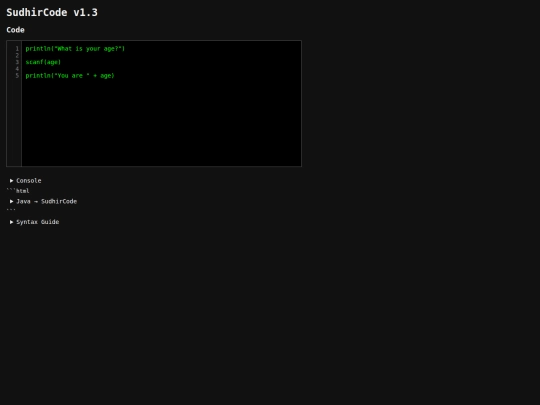 index screenshot