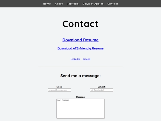 contact screenshot
