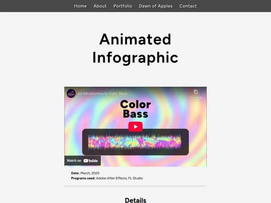 projects/info-colorbass screenshot