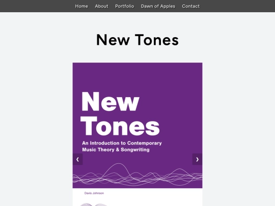 projects/newtones screenshot