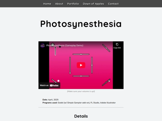 projects/photosynesthesia screenshot
