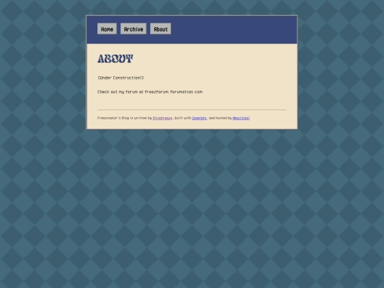 blogzone/about screenshot