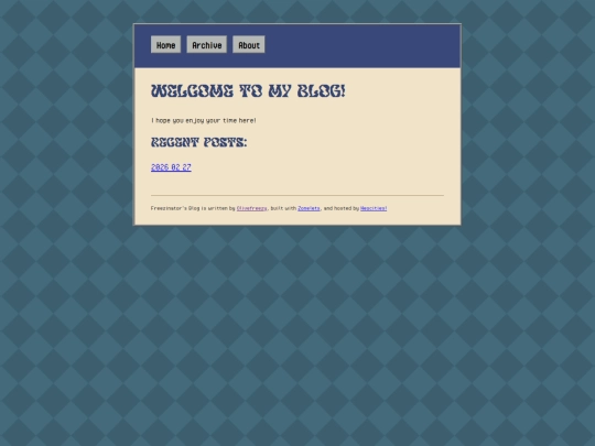 blogzone screenshot