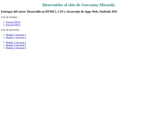index screenshot