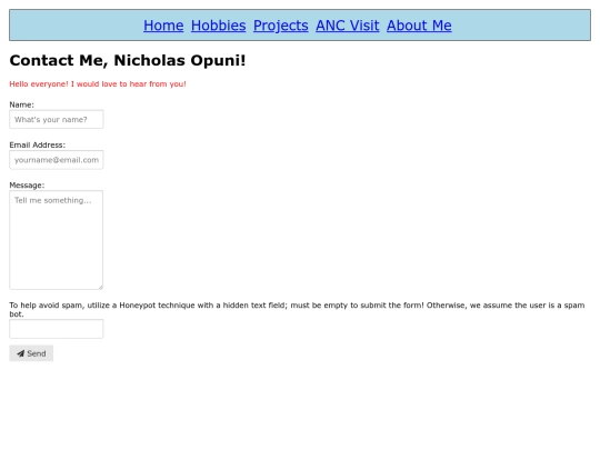 contactme screenshot