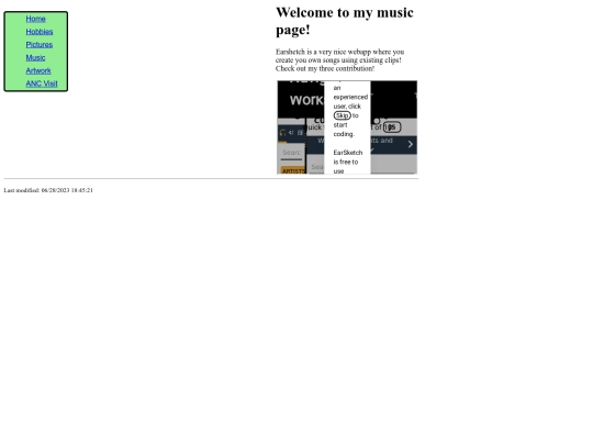 music screenshot