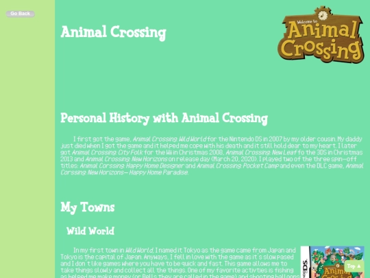 Interest pages/AnimalCrossing screenshot