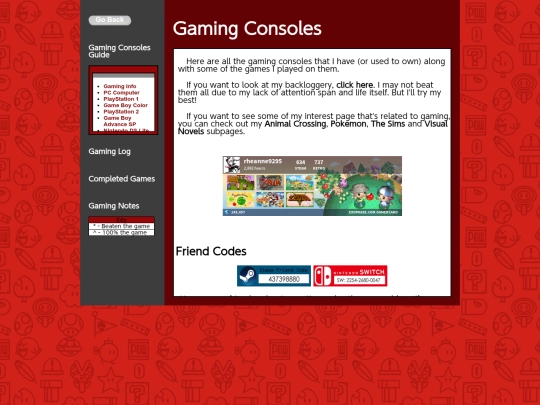 Interest pages/GamingConsoles2 screenshot